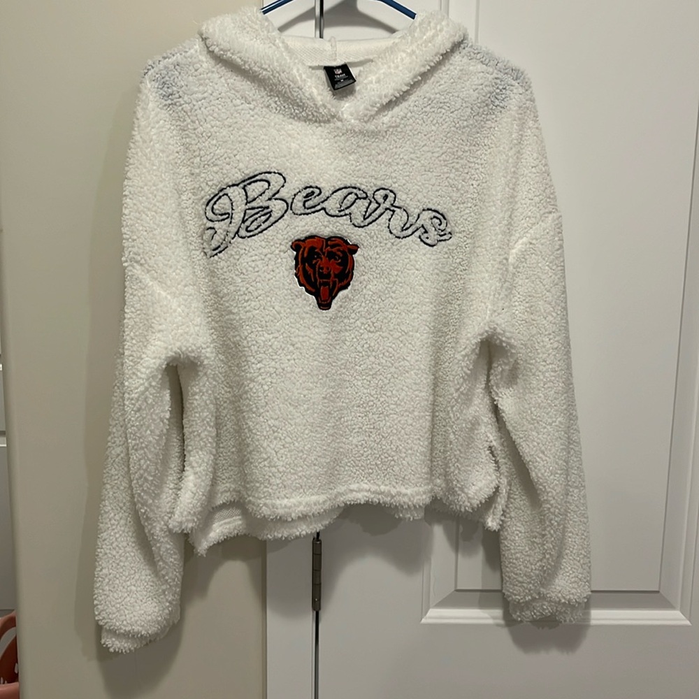 Chicago bears cropped hoodie